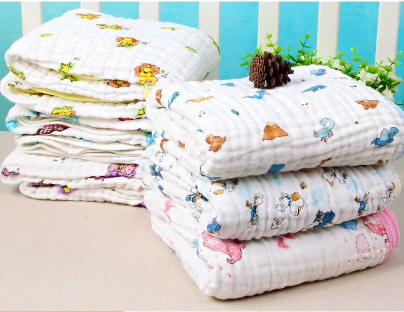 Хлопок 6 слойный муслиновый Bebe Пеленальный Одеяло для новорожденных банное полотенце Полотенца газ проект хлопок новорожденного Полотенца s ультра мягкий Полотенца 70*140 см