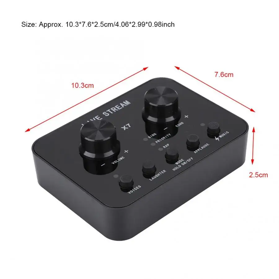 

Mobile Phone Computer Webcast Universal USB External Audio Sound Card Audio Cable