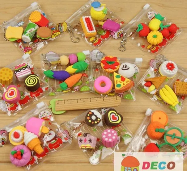 1pack lot new cute food erasers funny cartoon erasers with wholesale 1pack lot new cute food erasers funny cartoon erasers with wholesale price ss