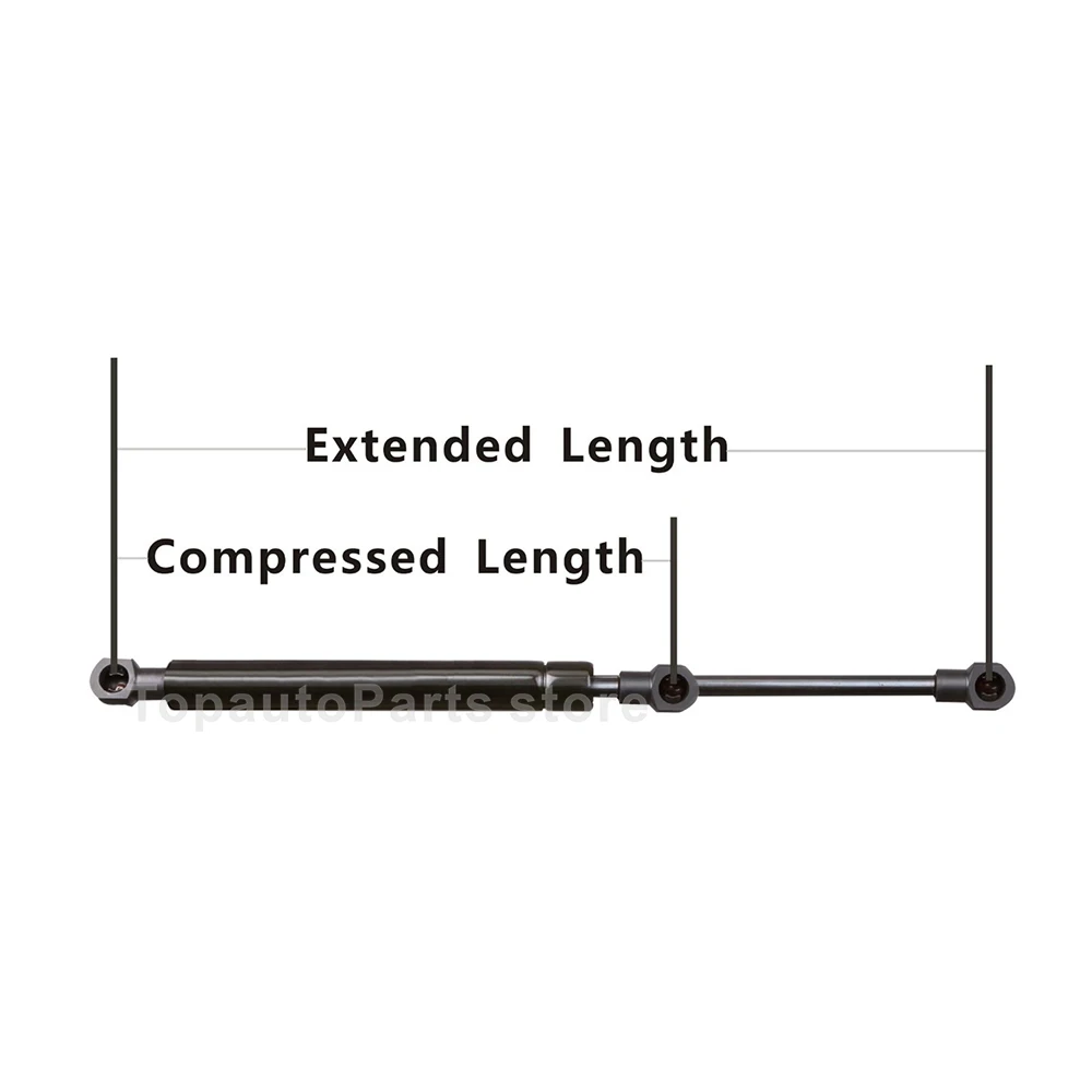 2Qty For Buick Reatta 1988-1991 Rear Trunk Shock Strut Spring Lift Support Prop