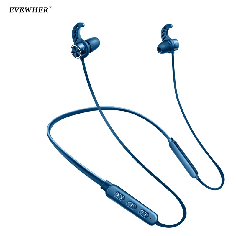 Магнитная Bluetooth наушники IPX5 Водонепроницаемый беспроводные Спорт бас гарнитура