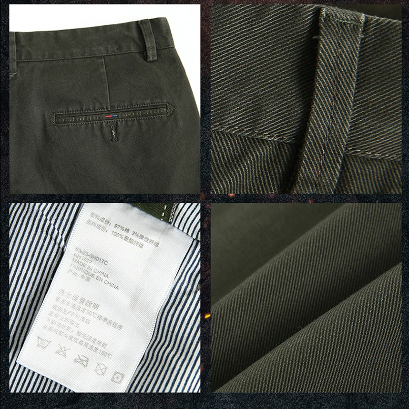  ICPANS Mens Pants Casual Pockets Cotton Cargo Pants Men Black Army Male Trousers Summer Pantalon Ho