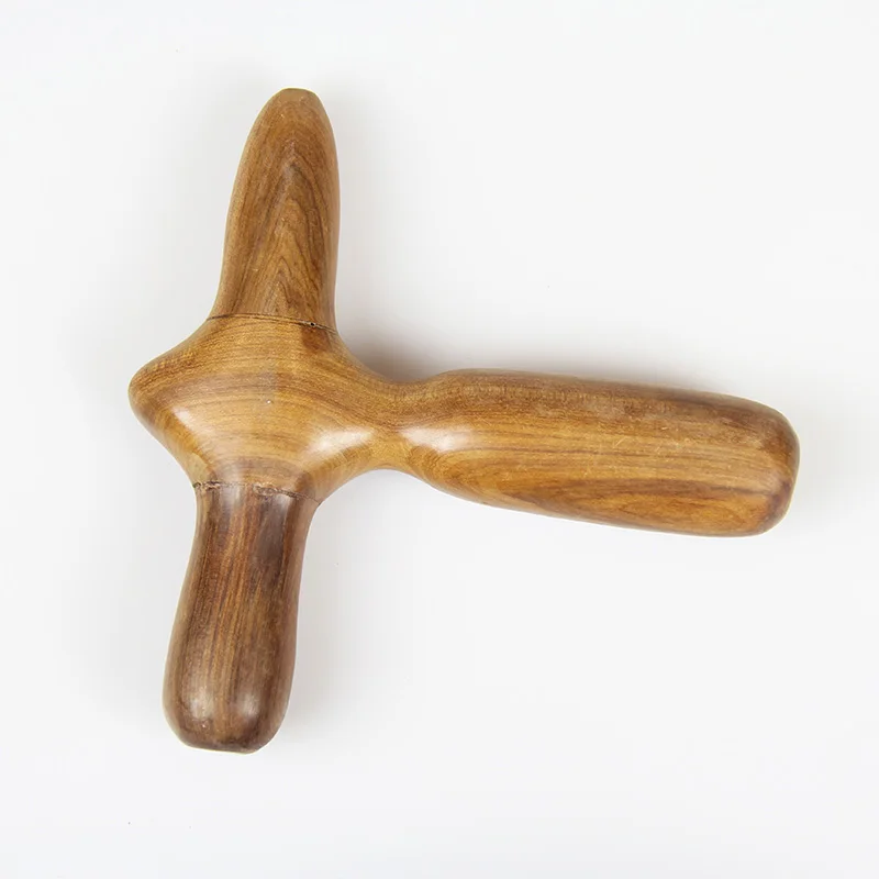 Wood Hand Foot Leg Body Massage Acupuncture Acupoint Stick Cross Hammer Health Care Tool Promotion Price
