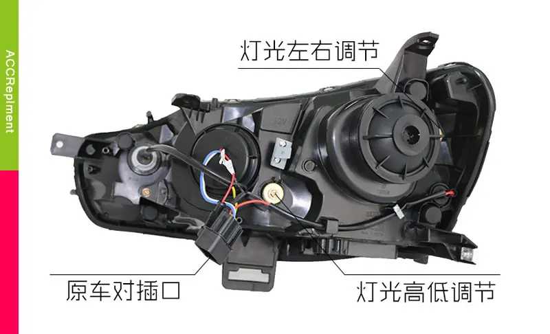 Тюнинг автомобилей для Mitsubishi LANCER фары глаза ангела 2009-2016 для LANCER светодиодный свет бар Q5 би ксенон объектив h7 xenon