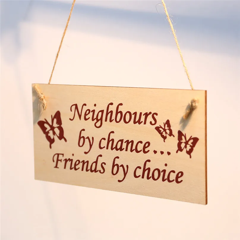 Sign Board Best Friend Friendship Gift Chic Spending Heart Thank You Decoration home Decor 2019 new hot sale #25j10 (2)