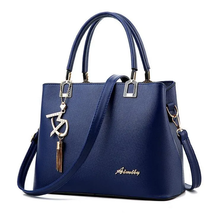 Модная женская сумка Bao, летняя ручная сумка, лазерная Геометрическая дизайнерская сумка, высокое качество, сумки через плечо, L4-3040 - Цвет: Синий