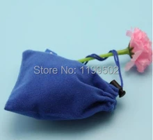 Fabricante directo de terciopelo barato bolso de lazo bolsa de la joyería al por mayor mostrar bolsa para regalos decoraciones collar de cosméticos reloj
