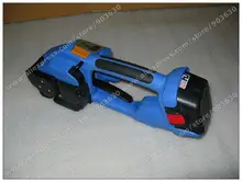 Battery Powered Hand Packaging tool With Friction Welding Plastic Strapping Tool for packaging used cloth,pallet,bales,brick