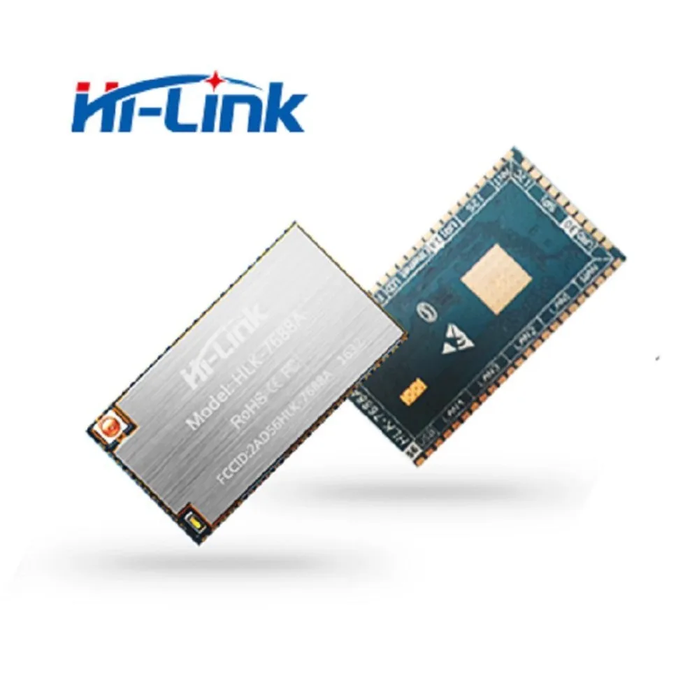 Бесплатная доставка 2 шт HLK 7688A модуль MT7688AN чипсет поддерживает Linux OpenWrt смарт