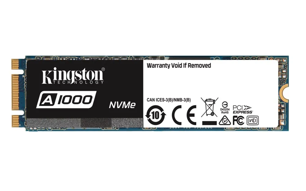 

Kingston Technology A1000, 480 GB, M.2, PCI Express, 1500 MB/s