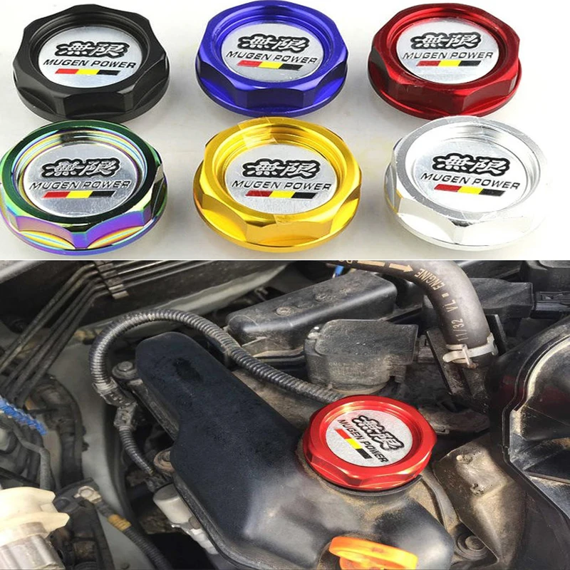 

Mugen Power Racing Oil Cap Oil Fuel Filter Racing Engine Tank Cap Cover for HONDA B Series XC-CAP001