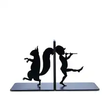 Пара креативных Буратино металлический книгодержатель полка держатель для книг офисные принадлежности Украшение Дома книжная подставка