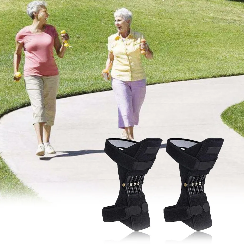 

PowerLift Joint Support Knee Pads Powerful Rebound Spring Force Lift Joint Support Protection booster old cold leg knee band