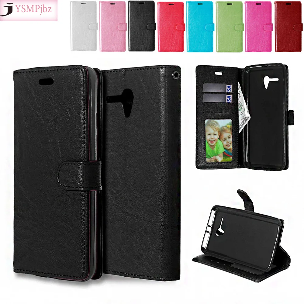 

For Alcatel One Touch Pop 3 (5.5") 5025D 5025 Case For One Touch Pop3 5.5 inch Solid color Photo Frame Flip Phone Leather Cover