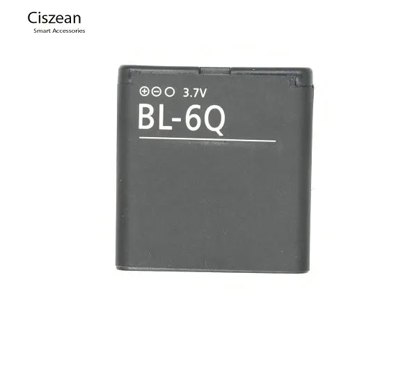 Ciszean 1X BL-6Q/BL6Q/BL 6Q 1080 мАч Смарт запасная батарея для мобильного телефона для Nokia 6700 классический 6700C E51i N82 N81 E51