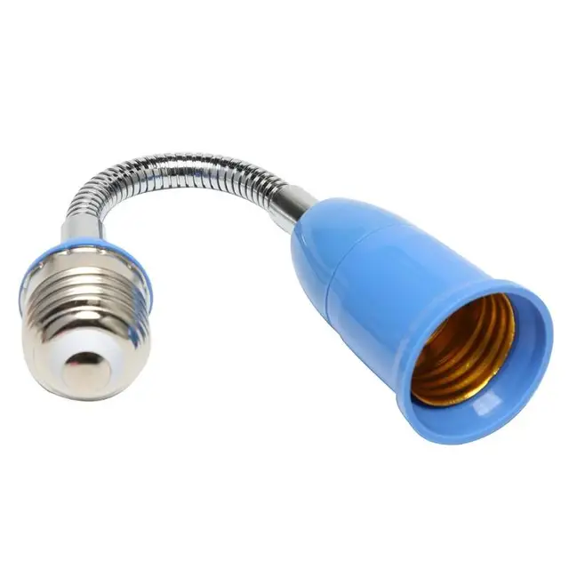 Conversion Lamp Extender Flexible Extension Adapter Socket E27 To E27