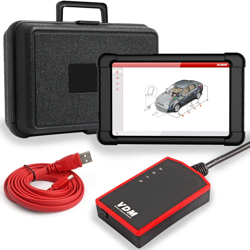 

UCANDAS VDM V4.5 Wifi OBD2 Automotive Scanner All Systems Multi-Language ODB2 for Windows Android Tablet OBD Car Diagnostic Tool