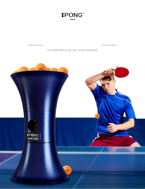 Original Ipong V300 Table Tennis Robot Training table tennis 