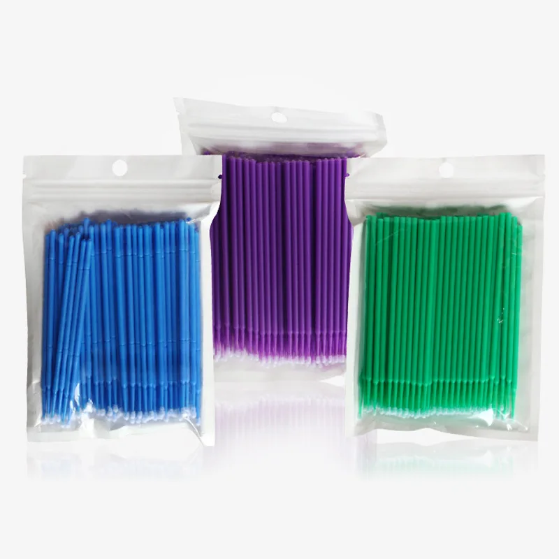 2018 Disposable Micro Brushes Makeup Regular Tool Eyelash Brush Swab