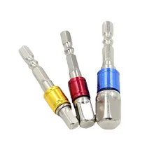 3 шт./компл. переходник для бит Набор шестигранный хвостовик для "1/4" 3/" 1/2" Ударная бурильная долота драйвер электрическая Буровая головка инструменты аксессуары