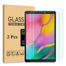 2 unids/pack para Samsung Galaxy Tab A 10,1 de 2019 T510/T515 de vidrio templado Protector de pantalla para Galaxy Tab 10,1, 2019 Tablet 10,1"