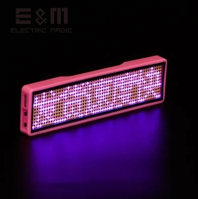 Светодиодный Bluetooth дисплей с 4 буквами неоновая вывеска Micro USB Displayfor значок для