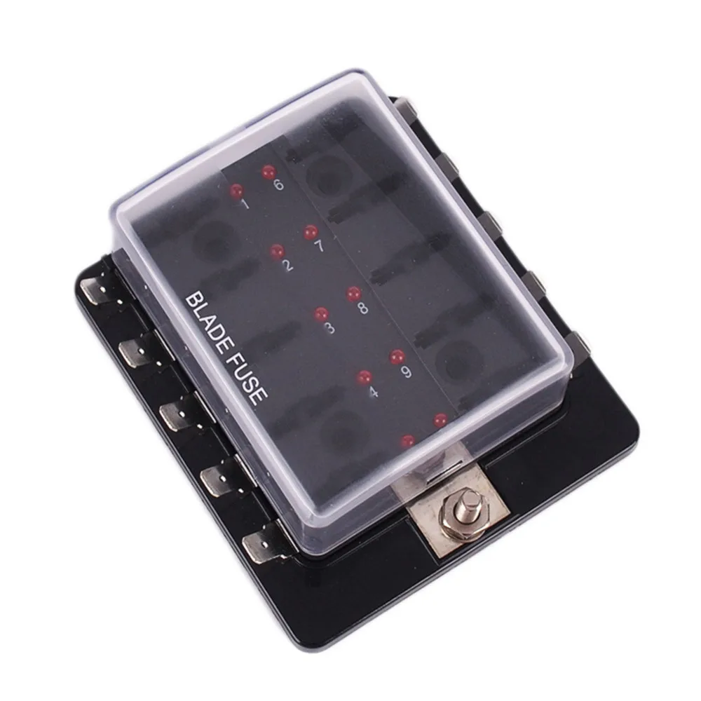 New Fuse Box 10 Way Block Holder Circuit Fuse Holder with ... 2003 yamaha r6 fuse box 
