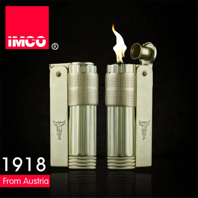 Классическая Подлинная Электронная зажигалка IMCO обычная оригинальная медная