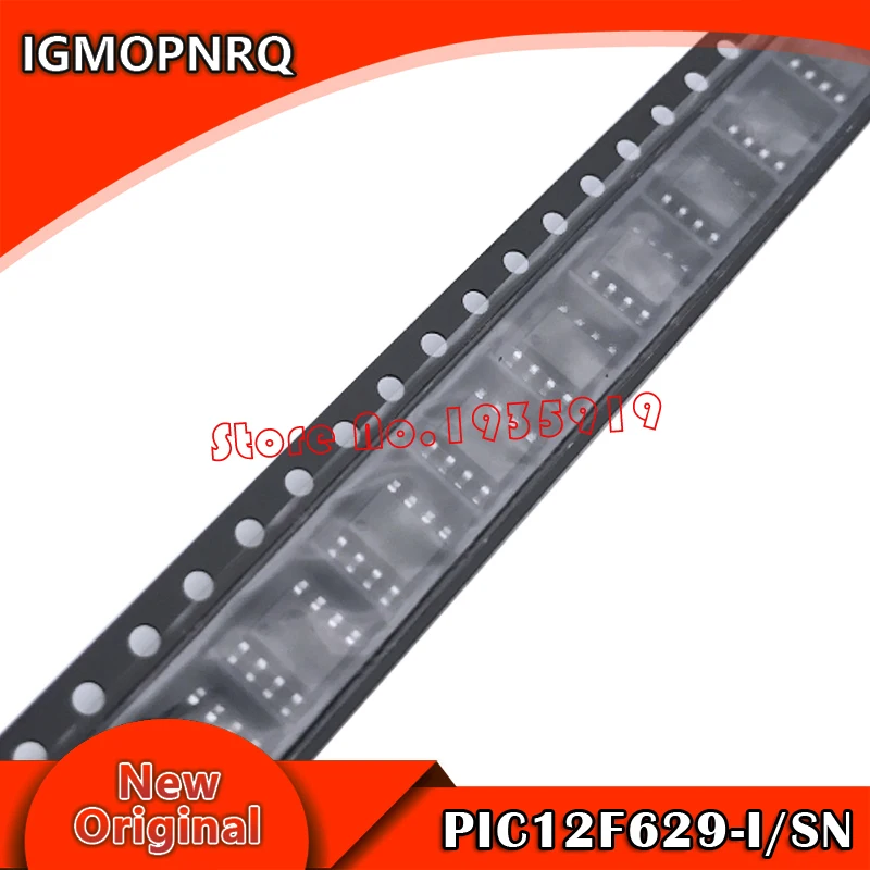 

Free shipping 5pcs/lot 8-bit Flash microcontroller PIC12F629-I / SN PIC12F629 12F629 SOP8 new original
