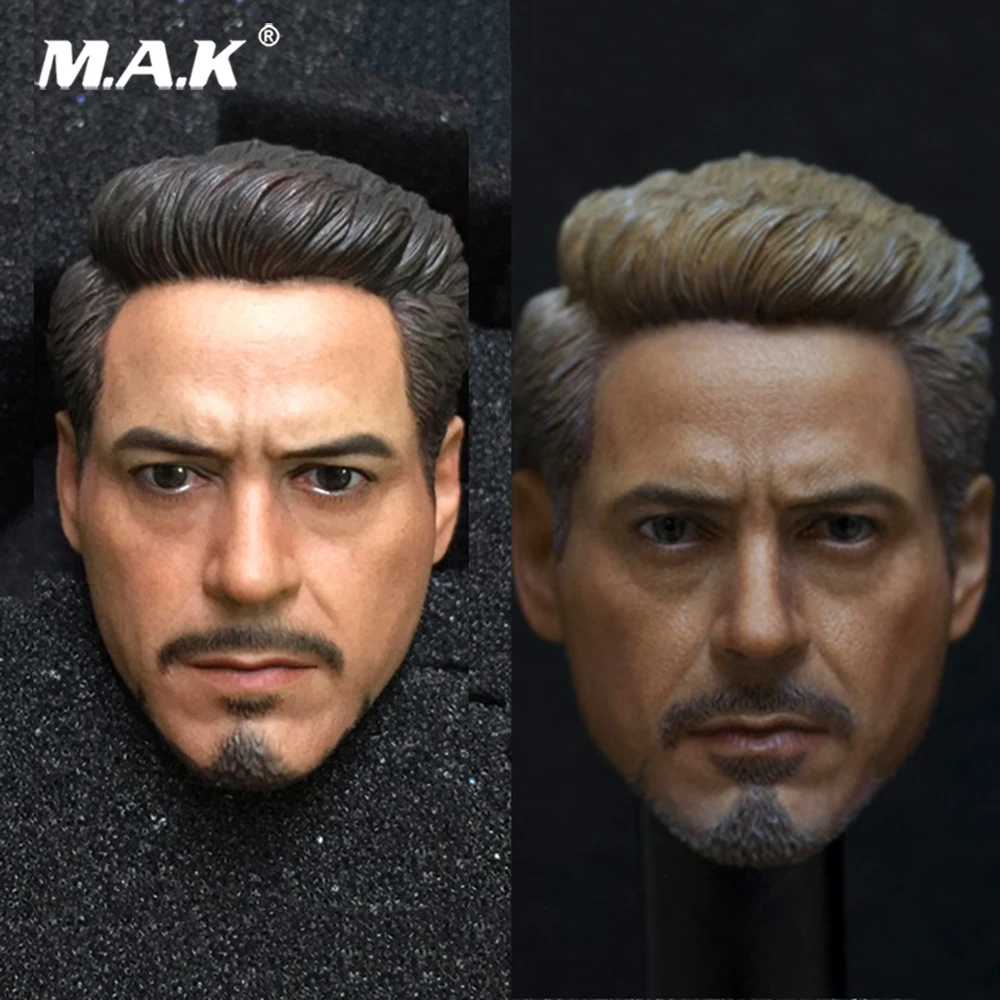 

ELITE TOYS 1/6 New Avengers 3 Infinite War Iron Man Tony Head Carving Tony head Model Fit 12" male body Figure