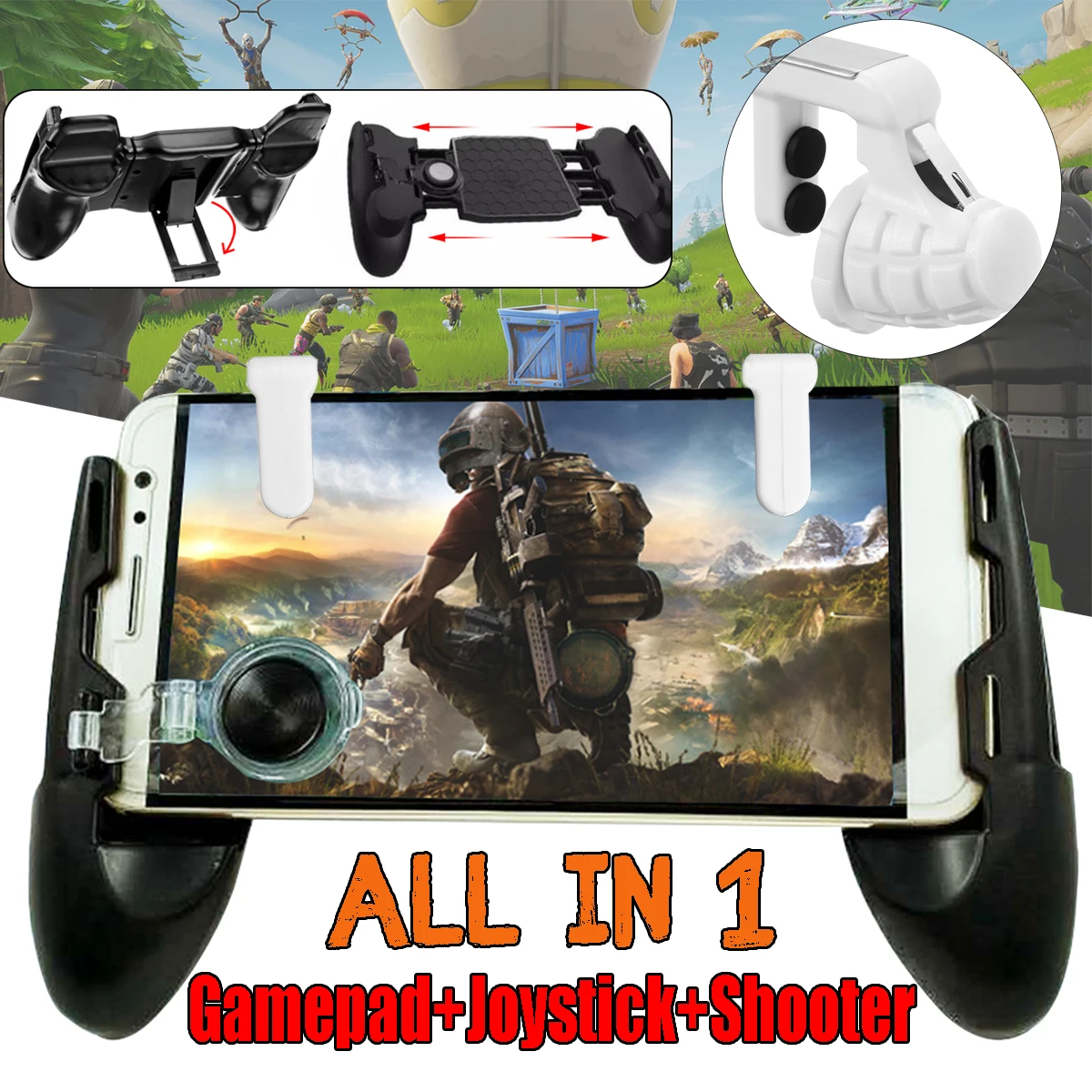 Beste Voor PUBG Mobiele Game Joystick Gaming Trigger L1 R1 Shooter Controller Smart telefoon Gamepad Handvat Android voor iphone