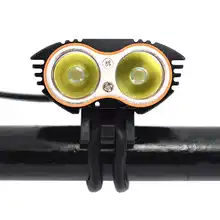 WasaFire велосипедный передний светильник водонепроницаемый 2 XM-L T6 светодиодный 4 режима головной светильник велосипедный рыболовный велосипедный светильник s алюминиевый сплав безопасность
