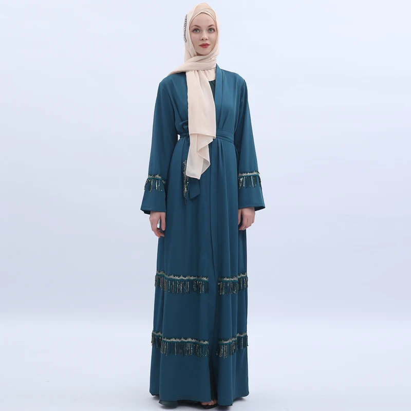 

Muslim Dress Ramadan Abaya Islamic Clothing Women Malaysia Jilbab Djellaba Robe Musulmane Turkish Baju Lace Kimono Kaftan Tunic