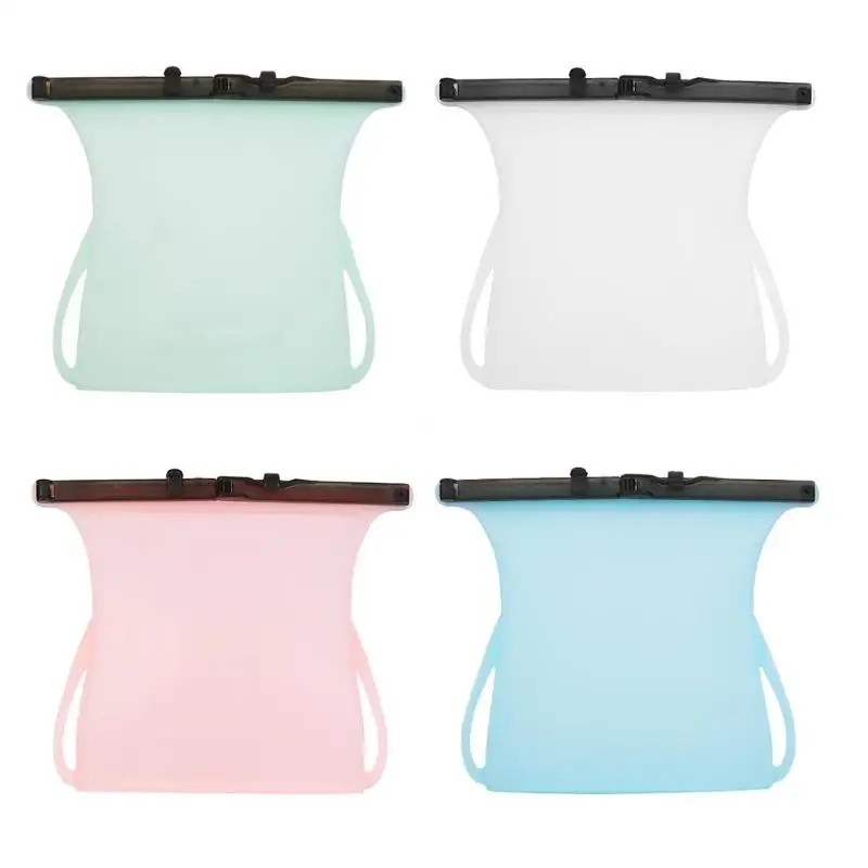 

Reusable Silicone Vacuum Seal Food Fresh Bag Fruit Meat Refrigerator Storage Bag