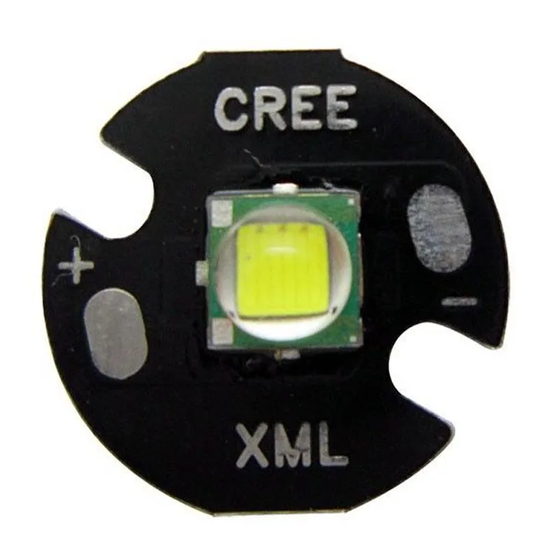 CREE 10 Вт XML L2 l2/XML T6 t6 Белый 6500 к флэш-светильник светодиодный светильник часть лампы с 16 мм основанием