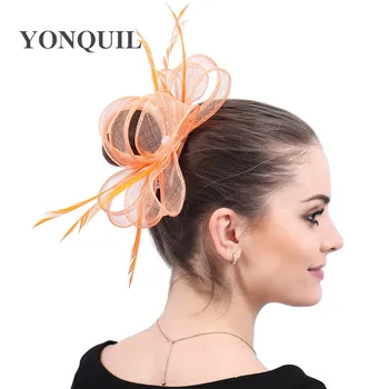 

Gorgeous Bridal female Tea Party headwear Church Hair Accessories Women Wedding Occasion fascinators hat hair clip with fashion