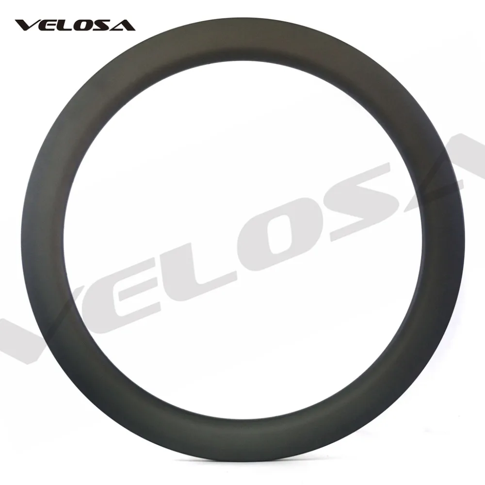 Velosa дорожный дисковый тормоз/циклокросс/гравий карбоновый обод, 38 мм/50 мм/60 мм клинчер/трубчатый обод для дискового тормоза, без тормозной поверхности