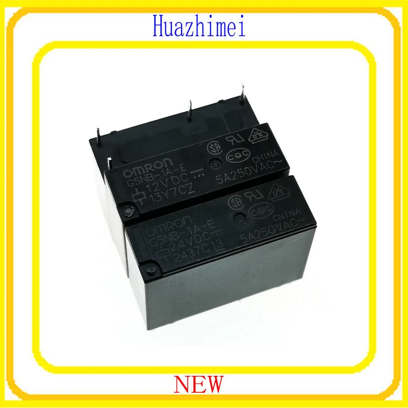 10 шт./лот реле G5NB-1A-E-24VDC G5NB-1A-E G5NB 5 V 12 V 24 V 5A G5NB DIP4 G5NB-1A-E-12VDC G5NB-1A-E-5VDC