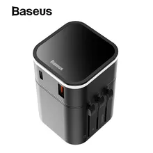 Baseus 18 Вт USB зарядное устройство Quick Charge 3,0 для iPhone X 7 8 3 порта USB дорожное настенное зарядное устройство Быстрая зарядка для iPhone samsung Xiaomi