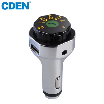 

Wireless Bluetooth FM Transmitter MP3 Player Car Kit FM Modulator Support Dual USB TF U-disk Hands-free Calling Fast Charger