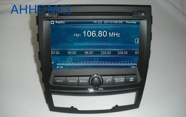 Cheap AHHDMCL Car Multimedia Player DVD Stereo Audio Radio GPS Navigation For SSANGYONG Korando 2010 2011 2012 2
