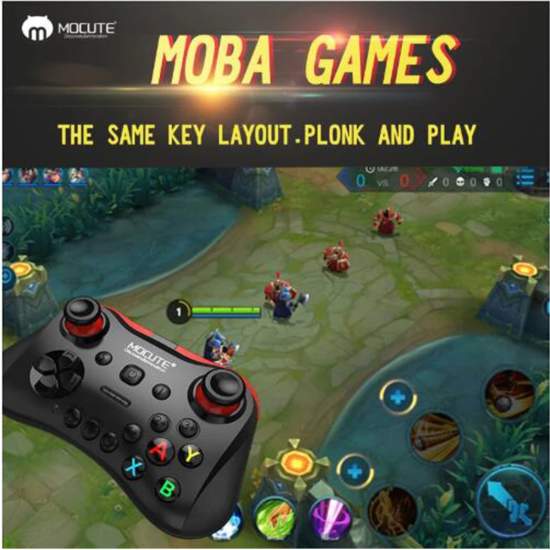 MOCUTE 050 056 058 054 051 VR Game Pad Android Joystick Bluetooth Controller Selfie Remote Control Shutter Gamepad for PC Phone