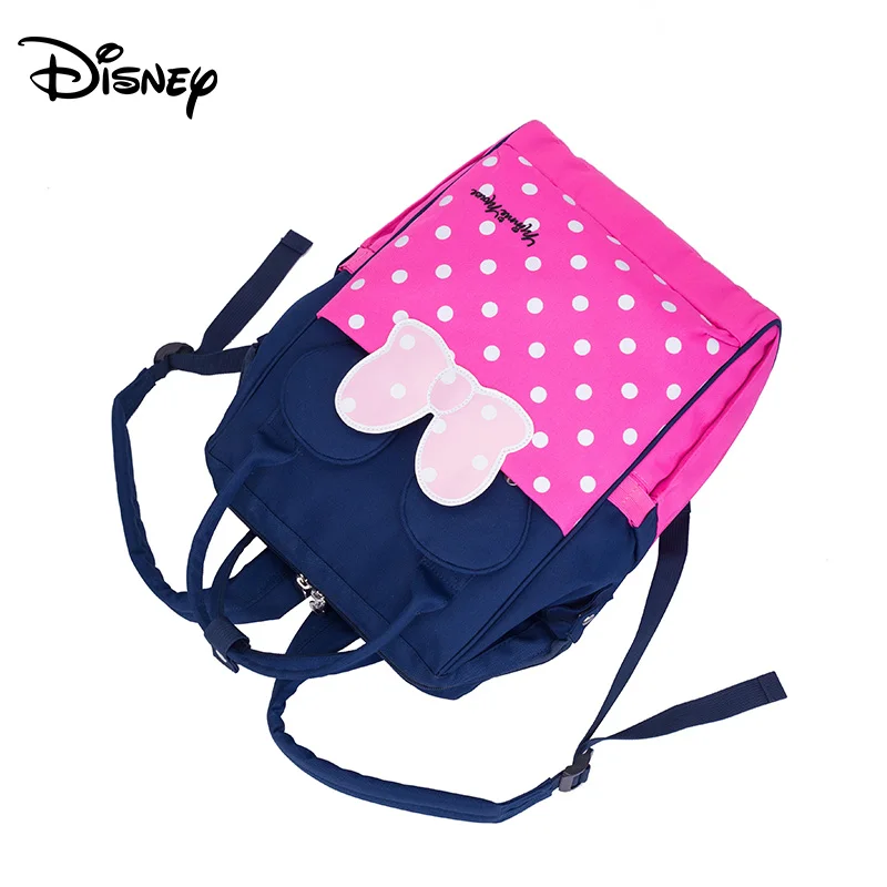 Disney большой Ёмкость сумка для детской коляски для мам MinnieMouse пеленки сумка рюкзак сумка для прогулки с ребенком для матери и ребенка сумка для подгузников