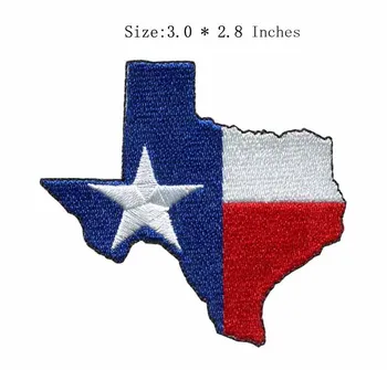 

The state 3.0"wide embroidery patch for seed/big star/country