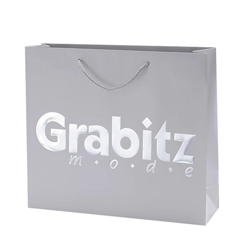 emboss logo paper bag