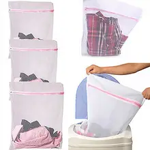 3 Sizes Underwear Clothes Aid Bra Socks Laundry Washing Machine Net Mesh Bag Laundry bras laces undies socks travel storage bag