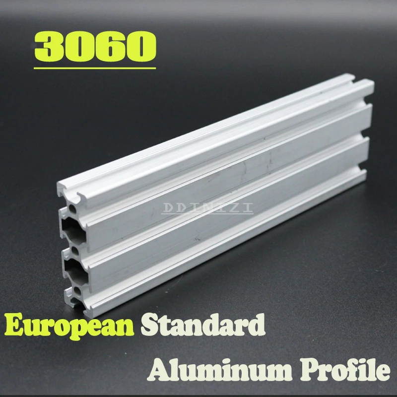 CNC 3d принтер части Европейский стандарт анодированный линейный рельс алюминиевый профиль экструзии 3060 для DIY 3d принтер