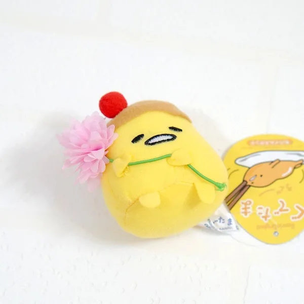 Пасхальная модель Gudetama Lazy Egg плюшевые игрушки милые японские яйца кролик косплей Yolk Bros Подвеска Мягкие куклы детские подарки 8 см
