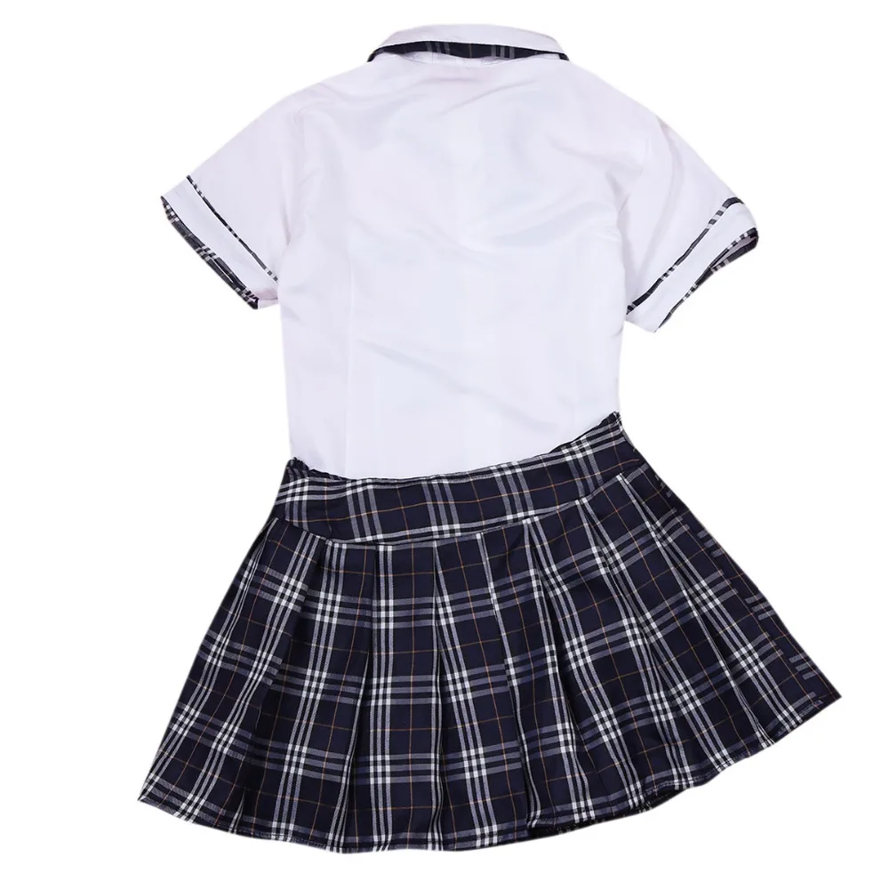 YiZYiF сексуальные женщины Overwatch Косплей Студенческая Форма платье школьницы набор для ролевых игр японское аниме Babydoll Морской Костюм