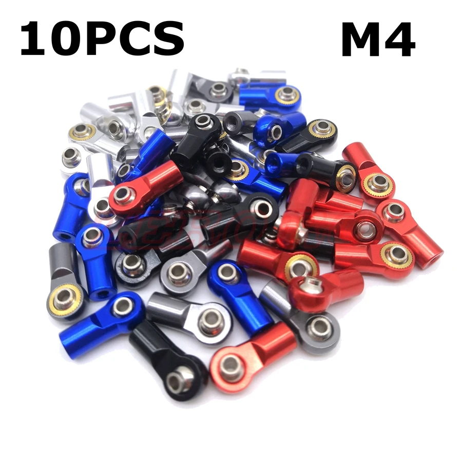 

10PCS ALLOY M4 Link Tie Rod End Ball Joint For 1/10 RC CAR AXIAL SCX10-II 90046 47 TRX-4